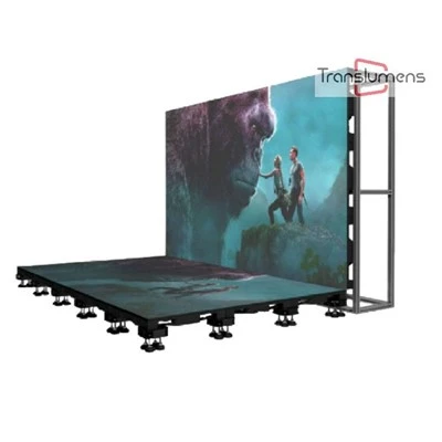 ¿Se puede utilizar una pantalla LED de suelo en un colegio?